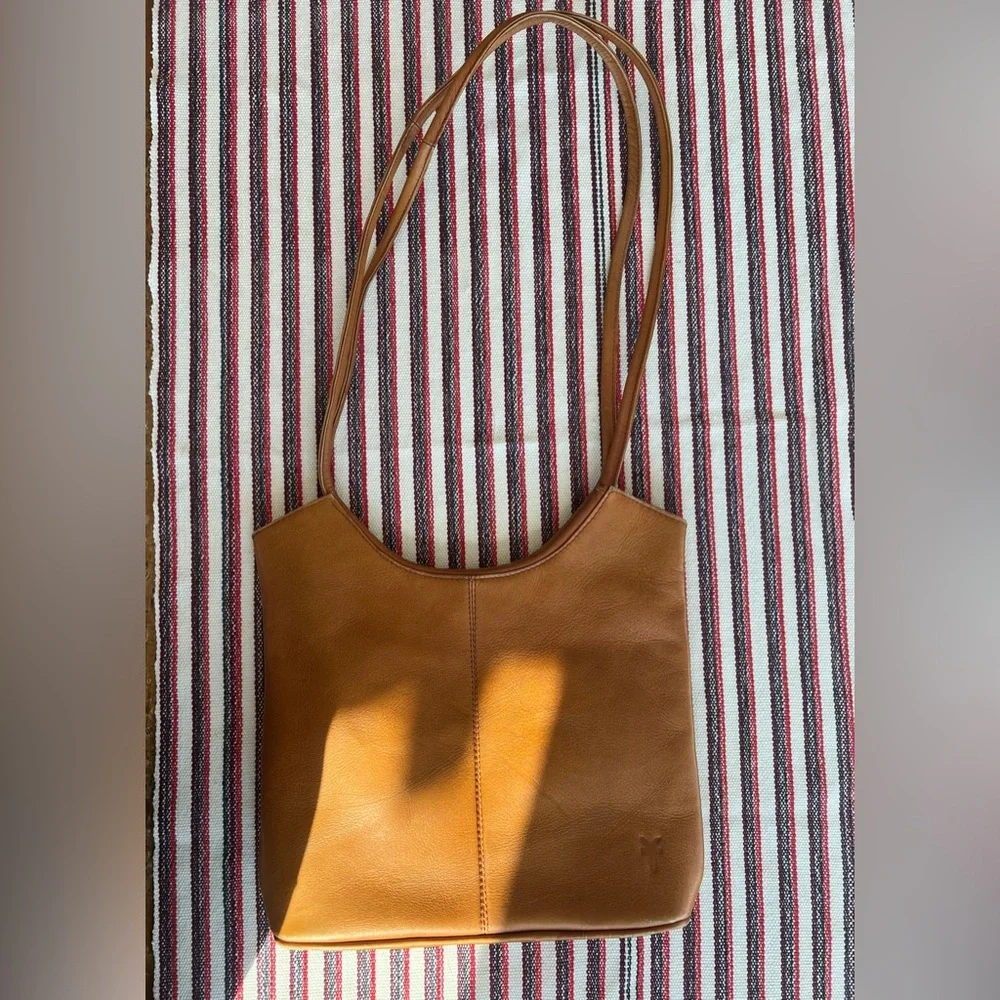 Frye Mustard Yellow Leather Shoulder Bag
